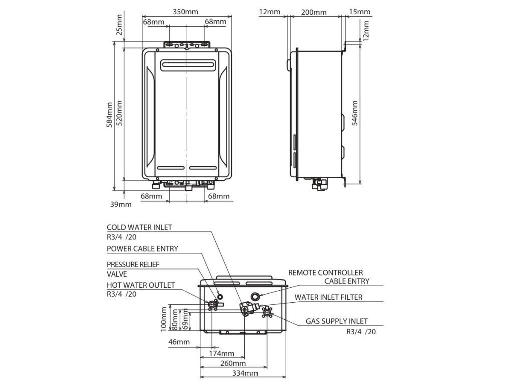 Thermann Star L Natural Gas Degree Continuous Flow Hot Water System