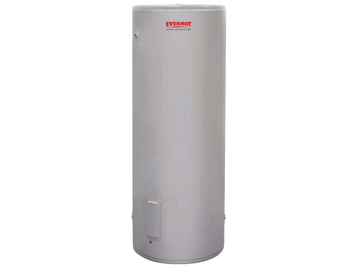 Everhot 315l 3 6kw Single Element Stainless Steel Electric Hot Water System